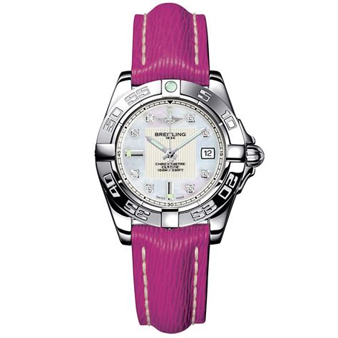 breitling ladies watches leather strap